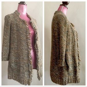 Anthropologie Sparrow Marled Peat Sweater